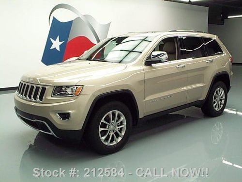 2014 jeep grand cherokee ltd 4x4 sunroof navigation 19k texas direct auto