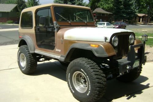 1979 jeep cj7, golden eagle, 401 cid v8, 4 speed