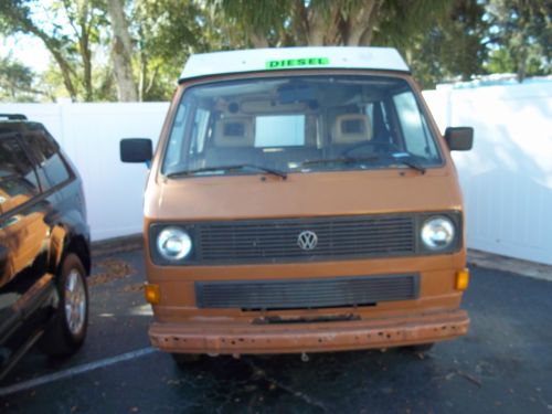 1982 volkswagen vanagon l diesel westfalia