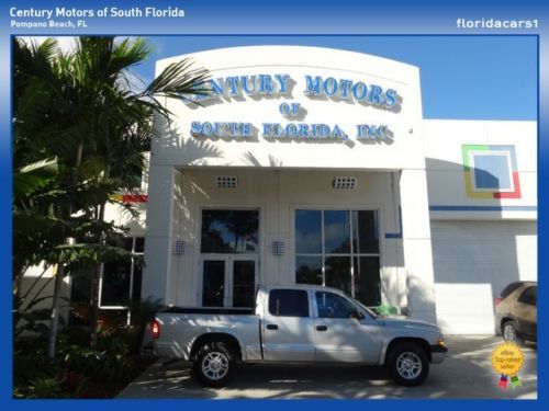 2004 dodge dakota 4dr crew cab 4.7l v8 auto low mileage leather