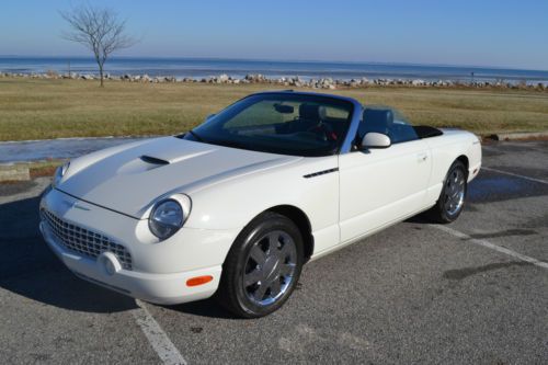 2002 ford thunderbird base convertible 2-door 3.9l clear title no reserve