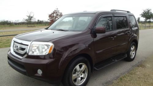 2011 honda pilot ex-l sport utility 4-door 3.5l cam leather 3rd row. free ship