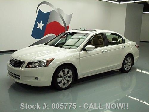 2008 honda accord ex-l sedan sunroof htd leather 57k mi texas direct auto