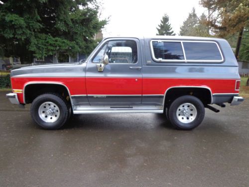 1990 chevrolet blazer silverado sport utility 2-door 5.7l