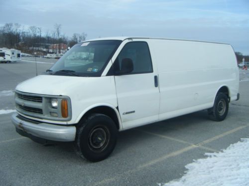 2002 chevrolet express 3500 utility van - no reserve