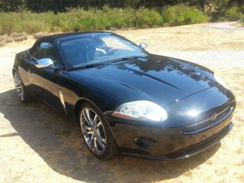 2007 jaguar xk convertible jet black premium package