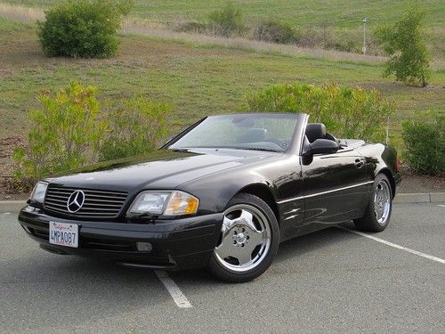 2000 mercedes benz sl500 r triple black ca car only 40k miles clean