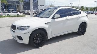 2012 bmw x6 m alpine white-one owner-very low miles x6 x6 m