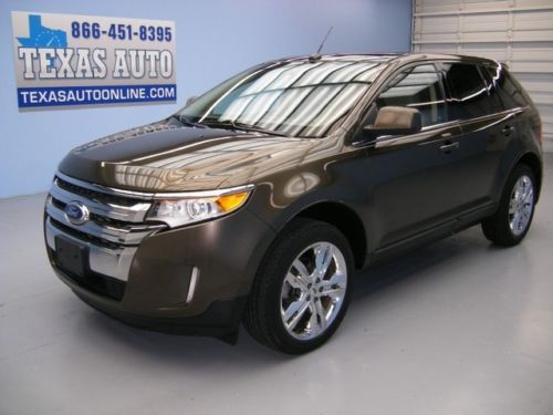 We finance!!!  2011 ford edge limited pano roof nav 2 tv&#039;s sony 33k texas auto