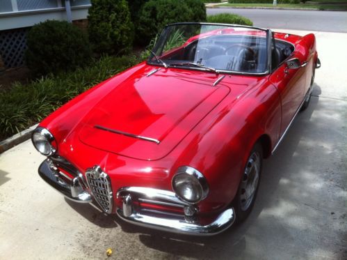 1964 alfa romeo 1600 giulia spider