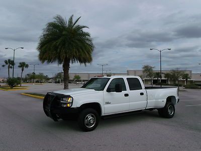 Chevy 3500 crew cab lt 4x4 dually duramax 6.6 turbo diesel allison transmission