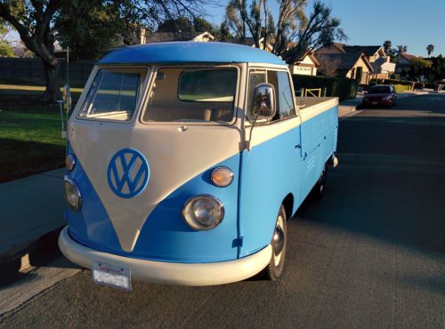 1963 vw single cab dual treasure chest, ready to enjoy