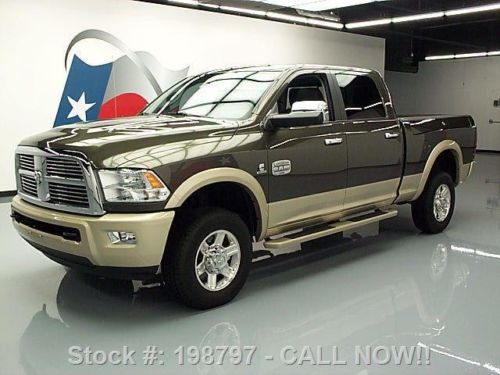 2012 ram 2500 laramie longhorn 4x4 diesel sunroof nav!! texas direct auto