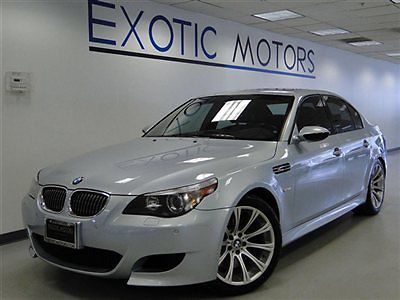 2006 bmw m5 v10!! smg! nav heated-sts hud pdc 500hp xenon comfort-access 19whls