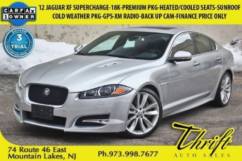 12 jaguar xf-18k-premium pkg-cold weather pkg-gps-xm radio-back cam