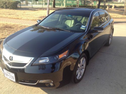 2013 acura tl technology sedan 4-door 3.5l salvage title low miles