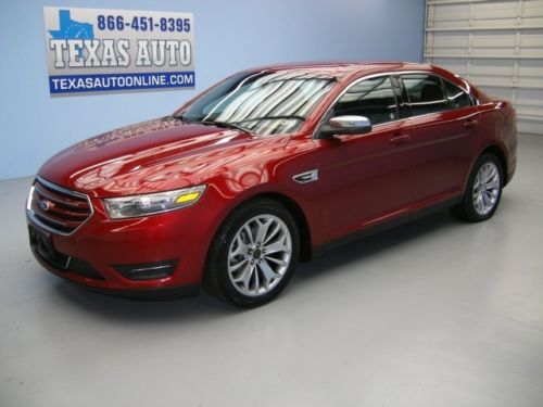 We finance!!!  2013 ford taurus limited flex fuel nav heated leather texas auto