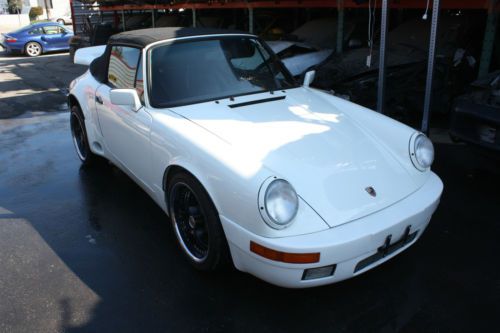 Porsche 911 1988 carrera cabriolet chassis body shell project