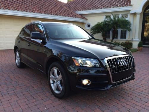 2012 audi q5 3.2 quattro premium plus s-line awd suv leather nav sat loaded