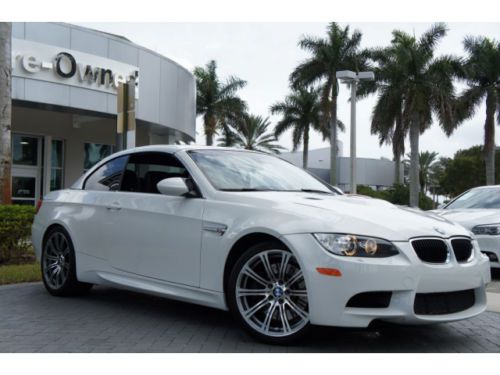 2011 bmw m3 convertible,1 owner,clean carfax,m double clutch,florida car!!!