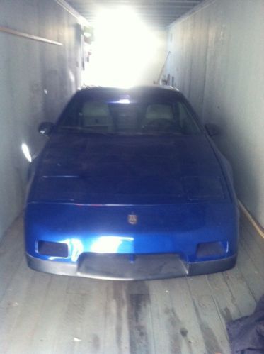 1986 pontiac fiero gt coupe 2-door chevy crate smallblock 350  v-8 ram jet 375hp