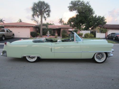 1955 cadillac series 62 convertible ground up bolt and nut restoration mint car