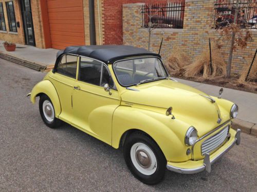 1959 morris minor tourer or convertible original lhd us spec car restored!