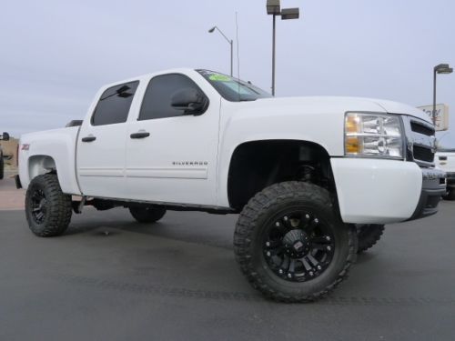 2010 chevrolet silverado chevy 1500 lt crew cab 4x4 new zone lifted truck~nice!!