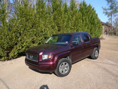 Great deal!! honda 2007 ridgeline rtx, dark cherry, 6cyc, 4d/4wd, 3.5 liter, exc