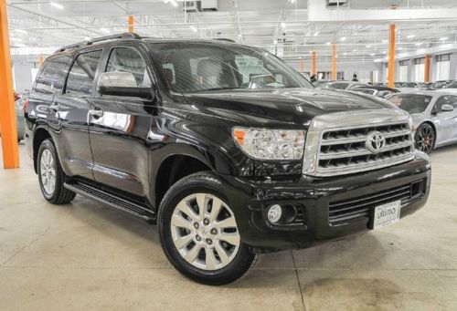 2013 toyota sequoia platinum 3rd row seating navigation rear ent 1 owner 4k mi