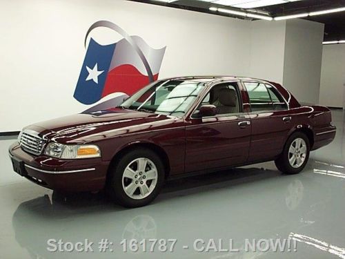 2011 ford crown victoria lx 6-passenger leather 45k mi texas direct auto