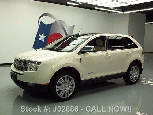 2008 lincoln mkx pano sunroof leather vent seats 53k mi texas direct auto