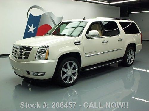 2008 cadillac escalade esv awd sunroof nav dvd 22&#039;s 38k texas direct auto