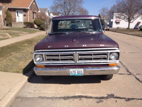 1972 Ford F100 Missouri Rust Free Truck, image 4