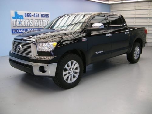 We finance!!!  2012 toyota tundra platinum 4x4 crewmax roof nav 28k texas auto