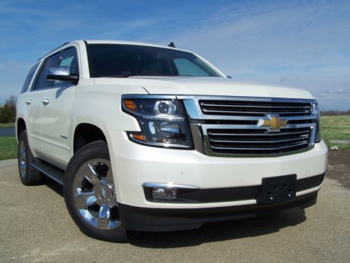 2015 tahoe ltz 4x4 white diamond cocoa/dune