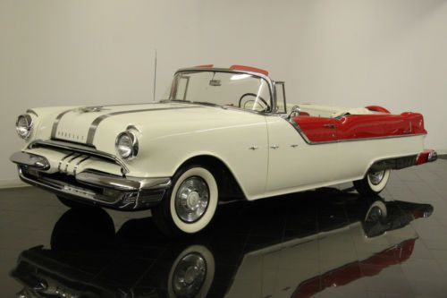 1955 pontiac star chief convertible numbers matching 287ci v8 automatic pt