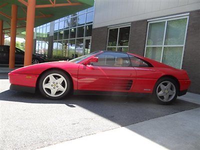 1992 ferrari 348 ts 1-owner 13,423 original miles leather