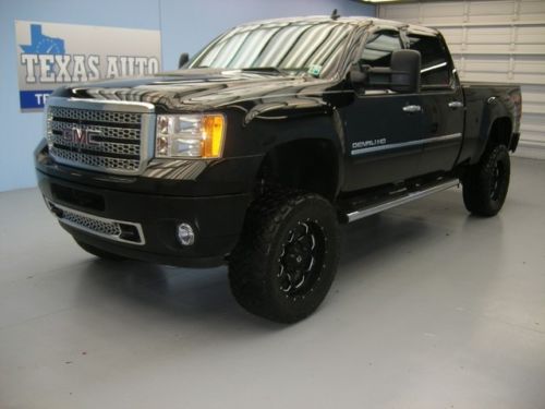 We finance!! 2013 gmc sierra 2500hd denali 4x4 diesel roof nav 32k mi texas auto