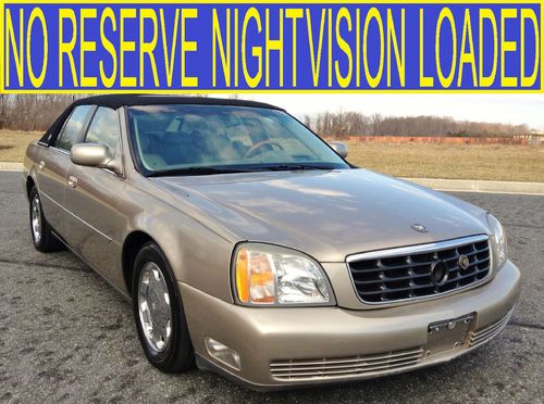 No reserve unbelievable service nightvision leather sunroof deville dts cts 01