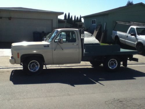 1978 chevy pickup c20 deluxe flat bed