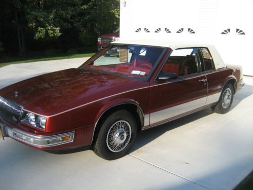 1986 buick riviera low miles