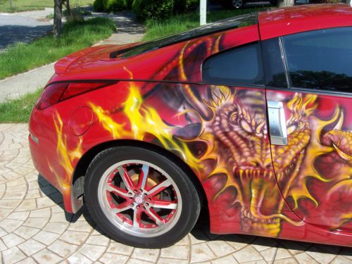 350Z Nissan 2004 with dragons on it Air brush., US $12,000.00, image 4