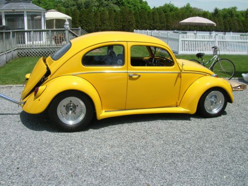 1964 pro street volkswagen beetle 2110cc mint corvette yellow