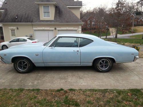 1969 chevrolet chevelle ss 396 survivor - carolina blue