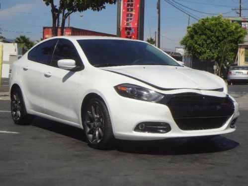 2013 dodge dart sxt damaged fixer runs! commuter! gas saver! rear view camera!!