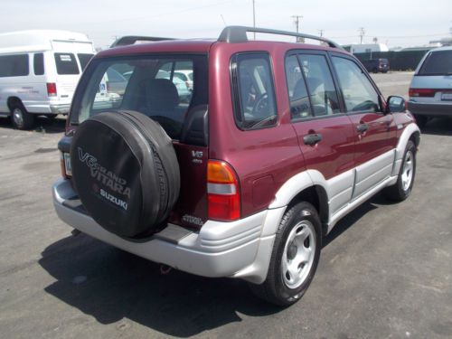 2000 suzuki grand vitara, no reserve