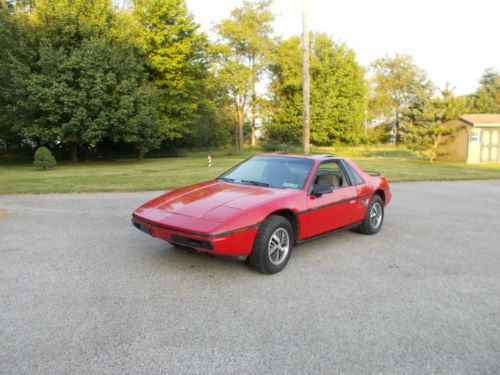 1984 pontiac fiero low miles