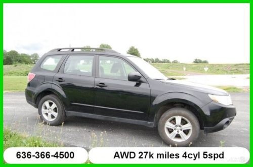 2010 subaru forester 2.5x awd 4x4 used 2.5l h4 16v manual suv export junk title