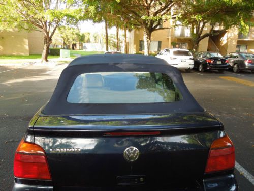 2001 Volkswagen Cabrio GLX Convertible 2-Door 2.0L BLUE, image 5
